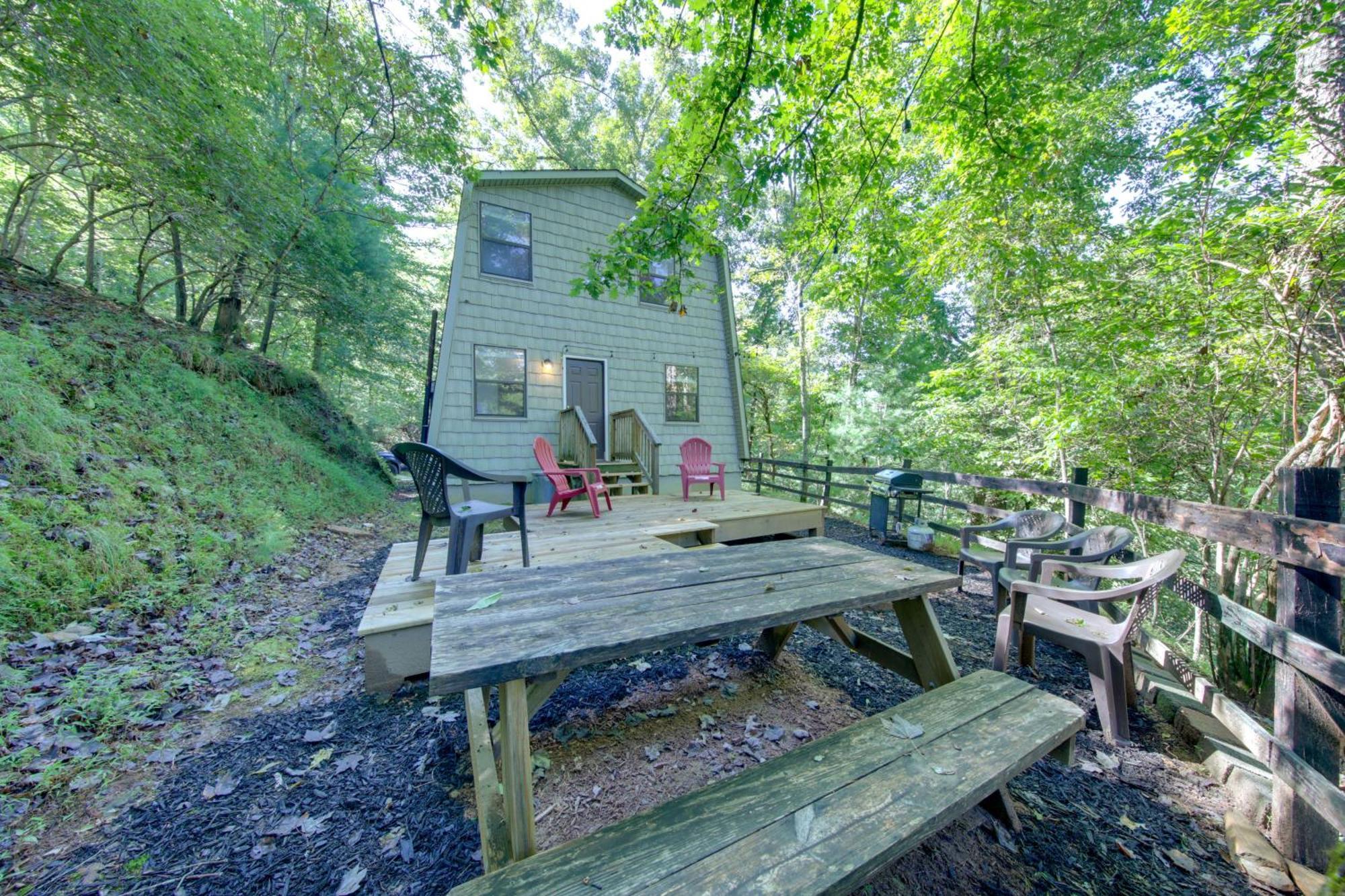 Pet-Friendly Ellijay Cabin In The Woods On 1 Acre! Villa Exterior photo